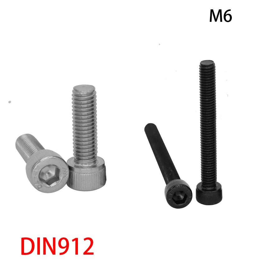 M6 Ʈ  L = 8-100-150-180-200mm DIN912  12.9  304 η ƿ ˷   ĸ   Ʈ
